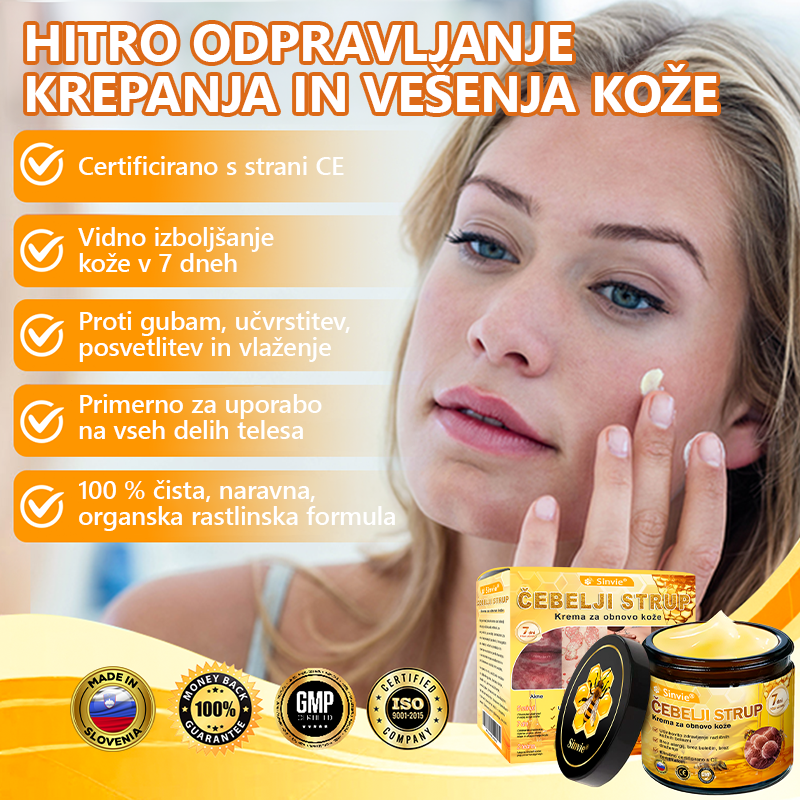 🌿🌿👨‍⚕Sinvie® Krema za obnovo kože z čebeljim strupom | 50 ml | Priporočeno dermatologov