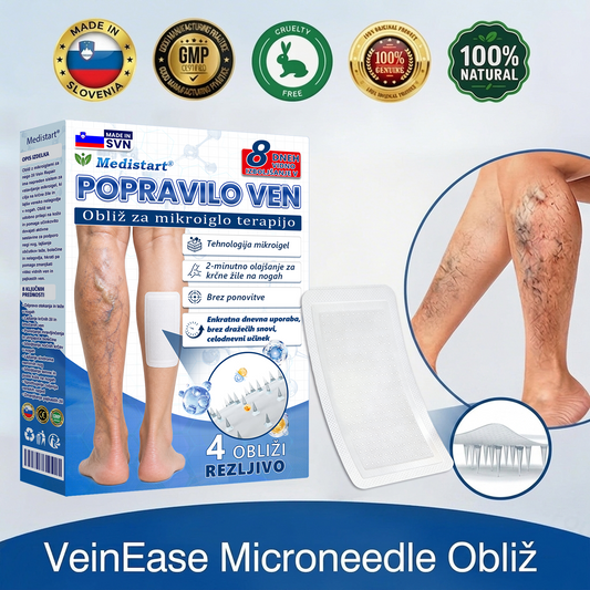 🍎Medistart® Mikroiglični obliž za nego krčnih žil ⚡ Takojšnje olajšanje, dolgotrajni učinki