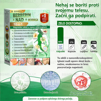 🌻🌻BSWELL® Nano mikroneedling shujševalni obliž (Samo enkrat na dan, vidne spremembe v 28 dneh)  ✅ Za debelost, zdravje srca in ožilja, sladkorno bolezen, spalno apnejo, zdravje črevesja, težave s sklepi in še več.