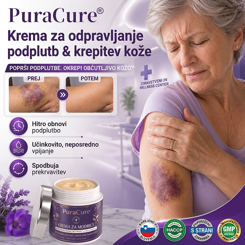 🍃👉100K+ PRODAJ 💁‍♀️ – PuraCure® Krema za obnovo modric in krepitev kože